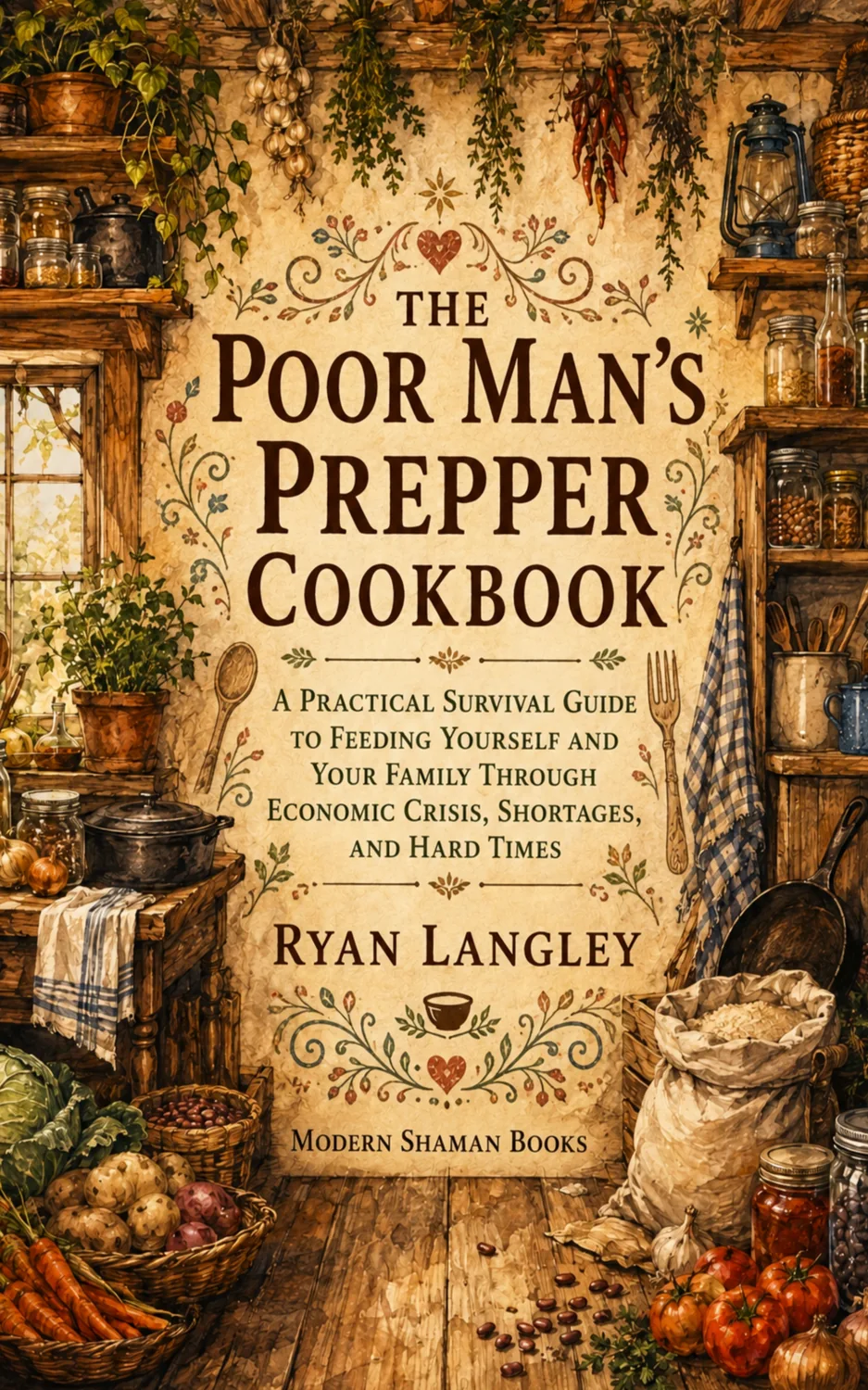 Cover of The Poor Man's Prepper Cookbook by Ryan Langley